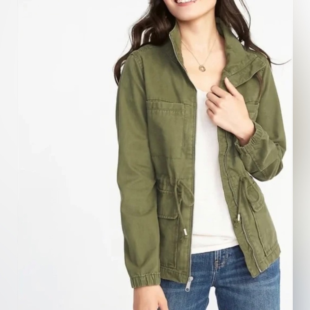 Old Navy Olive Green Utility Jacket